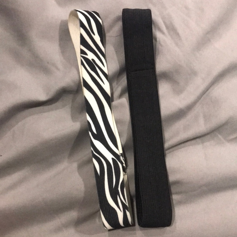 Black and Zebra Print Headbands